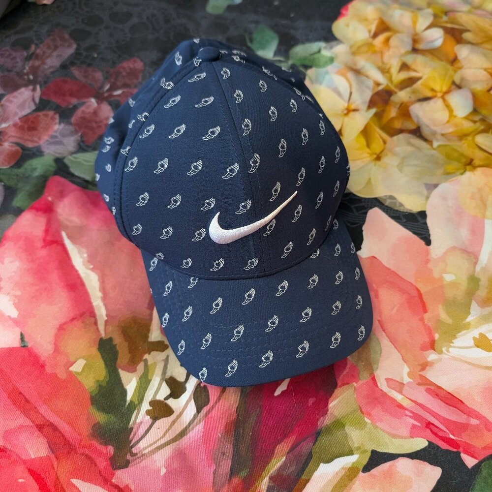 Nike Aerobill Dri-Fit Golf US Open Winged Foot Fitted Hat Cap Blue